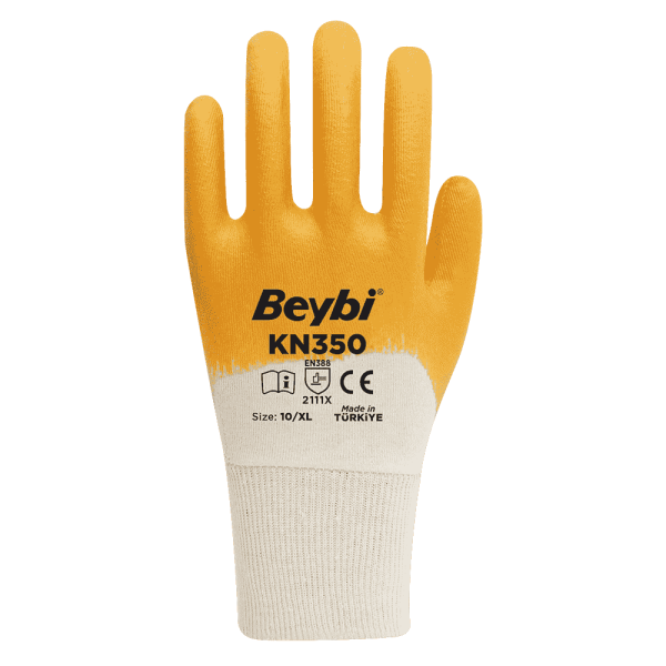 KN350 Pamuk Nitril Eldiven NO: 9 - Çift