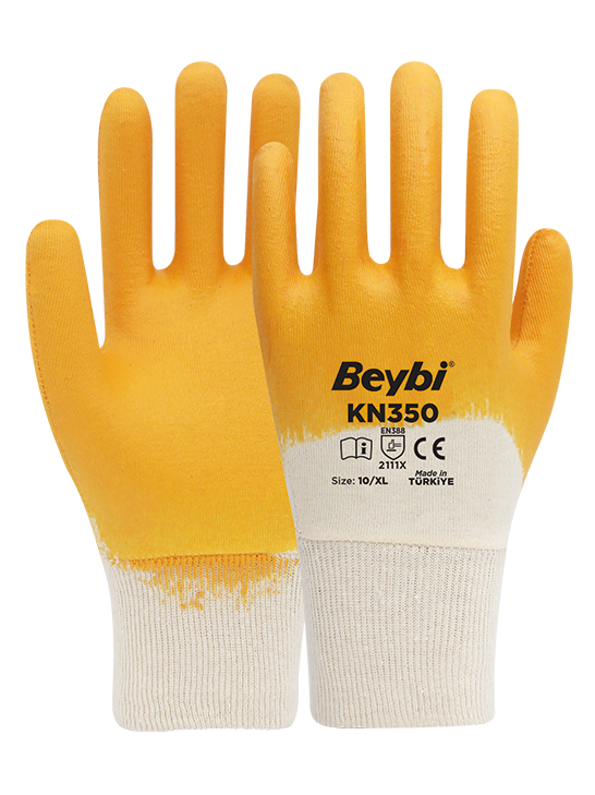Beybi KN350 Pamuk Nitril Eldiven NO: 9 - Koli