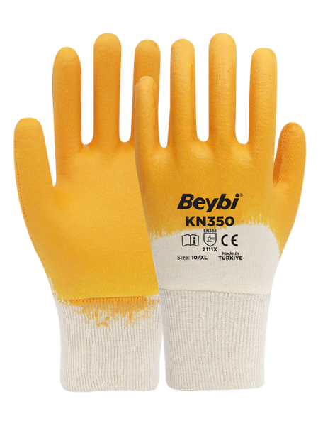 Beybi KN350 Pamuk Nitril Eldiven NO: 9 - Çift