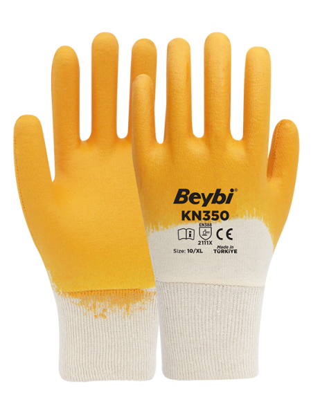 Beybi KN350 Pamuk Nitril Eldiven NO: 9 - Çift