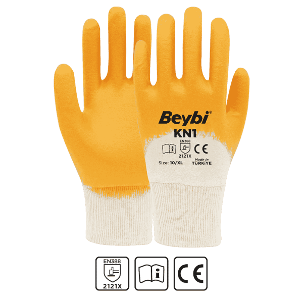 Beybi KN1 Pamuk Nitril Eldiven