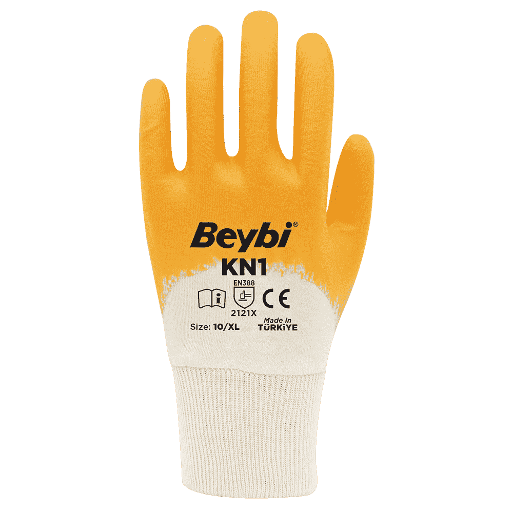 KN1 Pamuk Nitril Eldiven