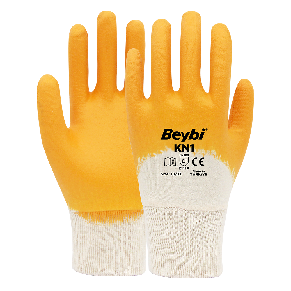 KN1 Pamuk Nitril Eldiven
