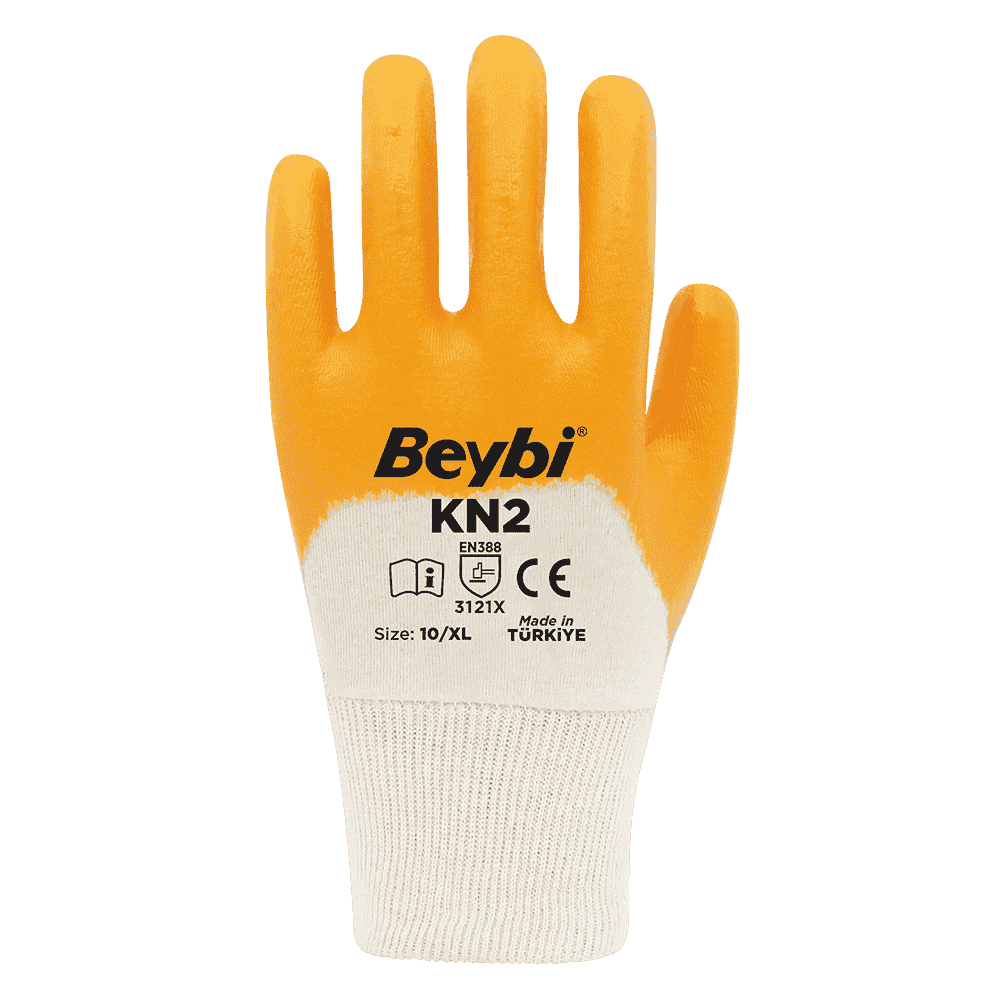 Beybi KN2 Pamuk Nitril Eldiven NO: 9 - Çift