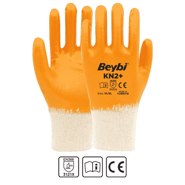 Beybi KN2+ Pamuk Nitril Eldiven