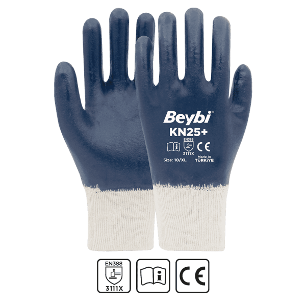 Beybi KN25+ Pamuk Nitril Eldiven