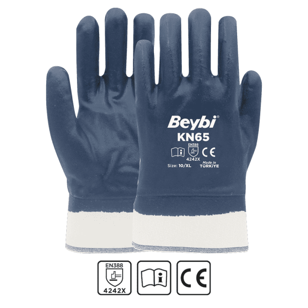 Beybi KN65 Pamuk Nitril Eldiven