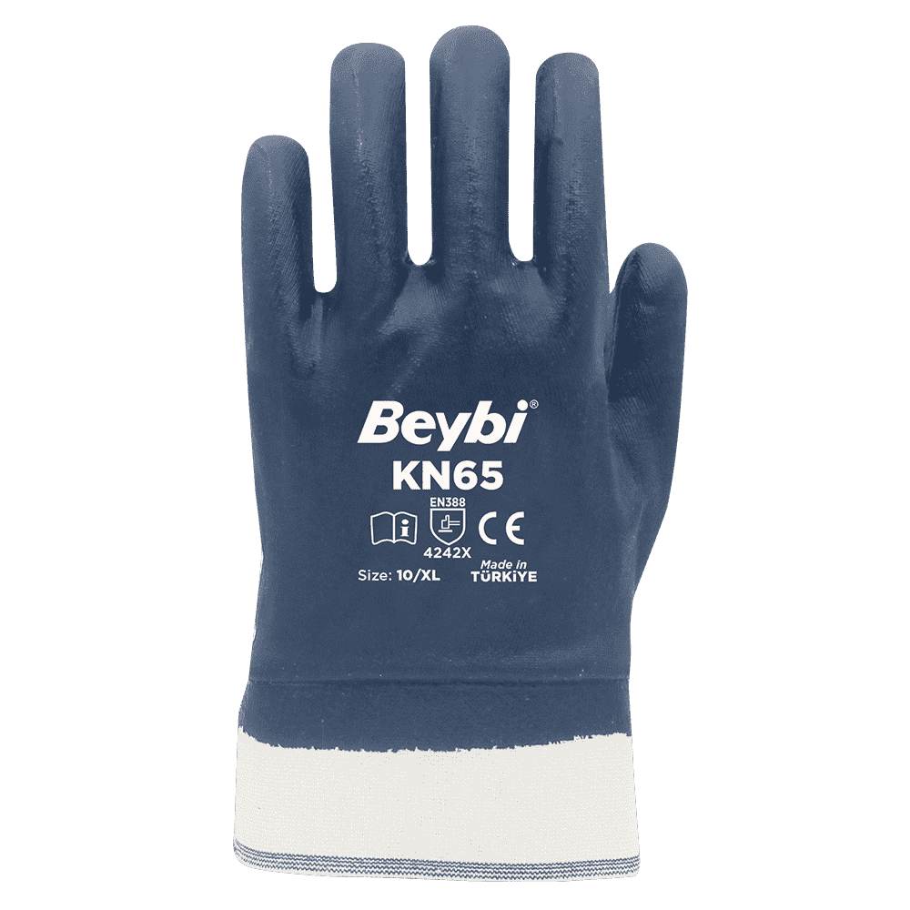 Beybi KN65 Pamuk Nitril Eldiven