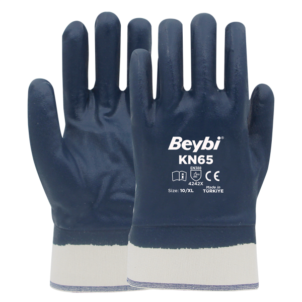 Beybi KN65 Pamuk Nitril Eldiven
