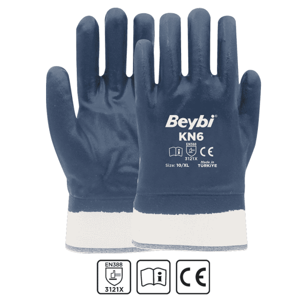 Beybi KN6 Pamuk Nitril Eldiven