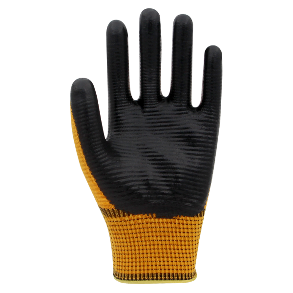 Beybi PN Zebra Polyester Örme Nitril Eldiven