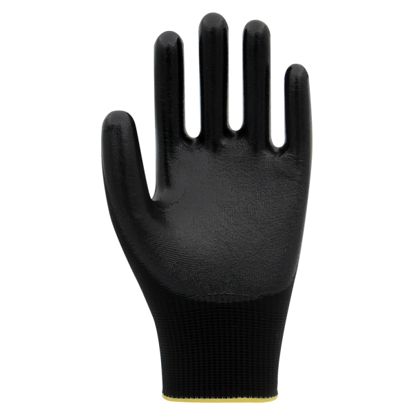 PN7 Polyester Örme Nitril Eldiven NO: 7 - Koli - Sarı \ Sarı