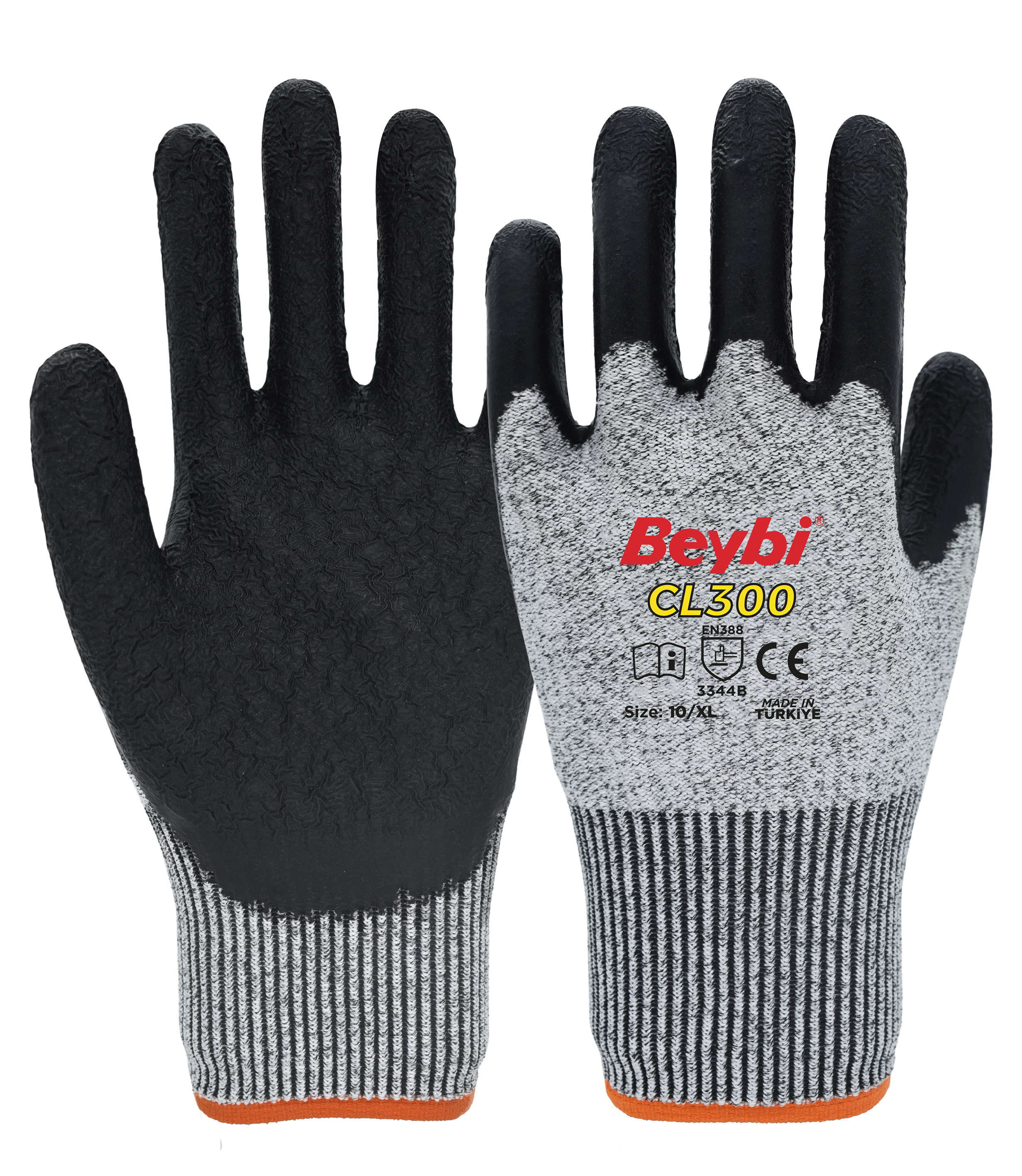 Beybi CL300 Lateks Kaplı Kesilmeye Dirençli Eldiven