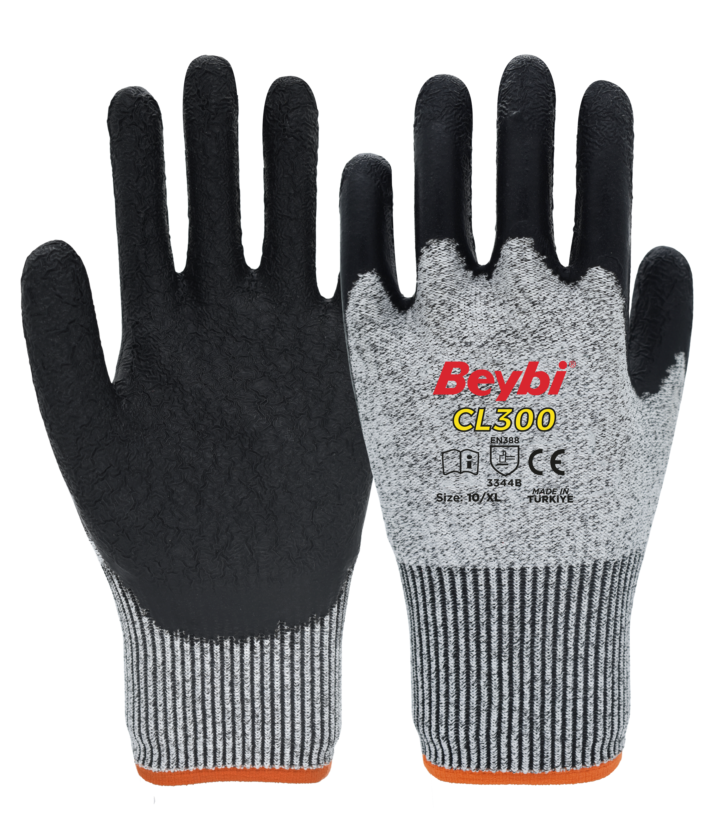 Beybi CL300 Lateks Kaplı Kesilmeye Dirençli Eldiven
