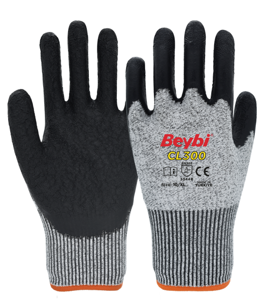 Beybi CL300 Lateks Kaplı Kesilmeye Dirençli Eldiven