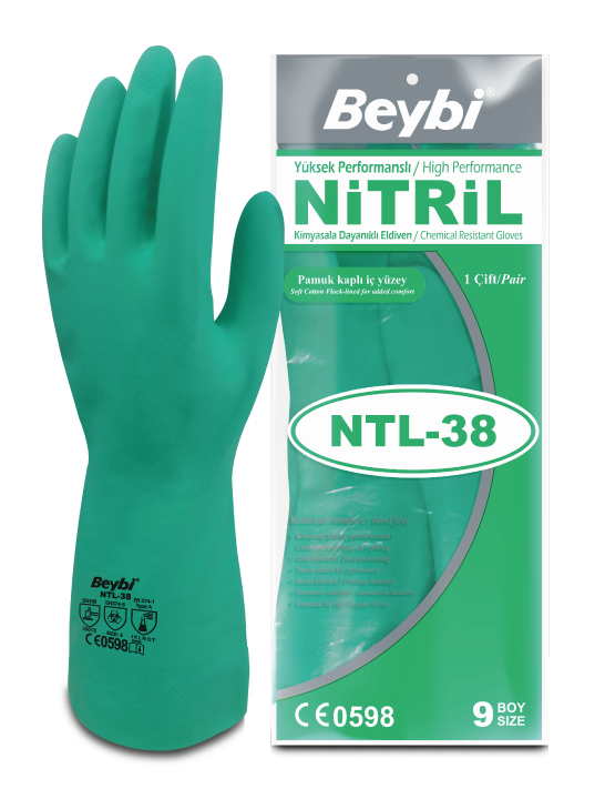 Beybi NTL38 Nitril İş Eldiveni