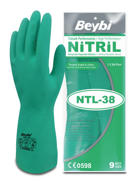 Beybi NTL38 Nitril İş Eldiveni