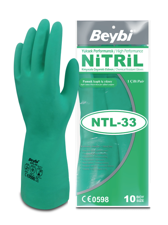 Beybi NTL33 Nitril İş Eldiveni