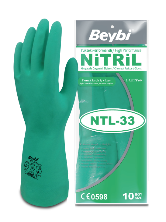 Beybi NTL33 Nitril İş Eldiveni
