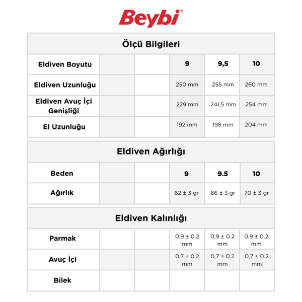 Beybi Korun Turuncu İş Eldiveni