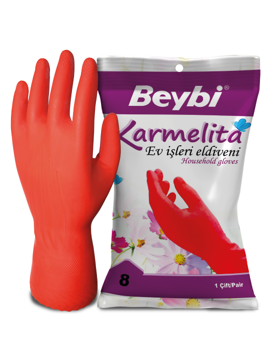 Beybi Karmelita Bulaşık Eldiveni