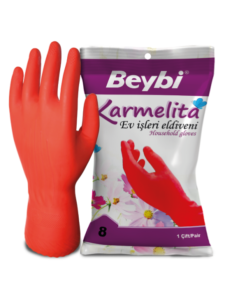 Beybi Karmelita Bulaşık Eldiveni