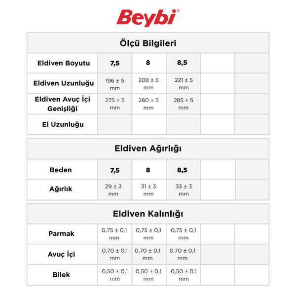 Beybi Karmelita Bulaşık Eldiveni