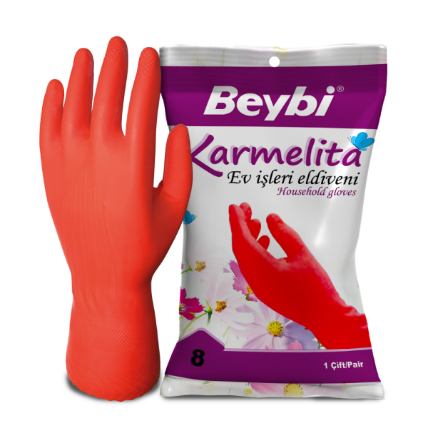 Beybi Karmelita Bulaşık Eldiveni