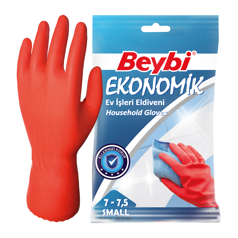 Beybi Ekonomik Temizlik Eldiveni Çift - NO: 8