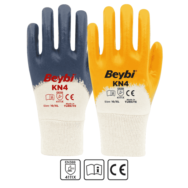 Beybi KN4 Pamuk Nitril Eldiven