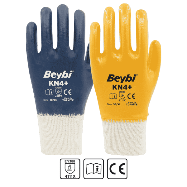 Beybi KN4+ Pamuk Nitril Eldiven