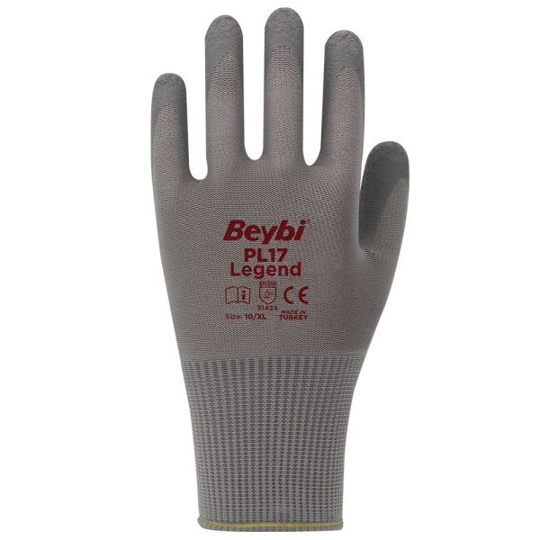 Beybi PL17 Legend Polyester Örme Lateks Eldiven
