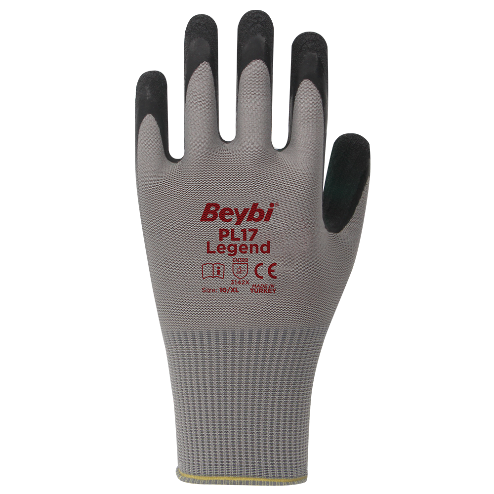 Beybi PL17 Legend Polyester Örme Lateks Eldiven