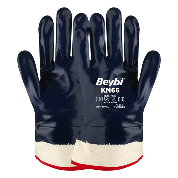 Beybi KN66 Pamuk Nitril Eldiven