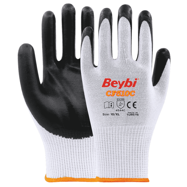 Beybi CF510C Köpük Nitril Kaplı Kesilmeye Dirençli Eldiven