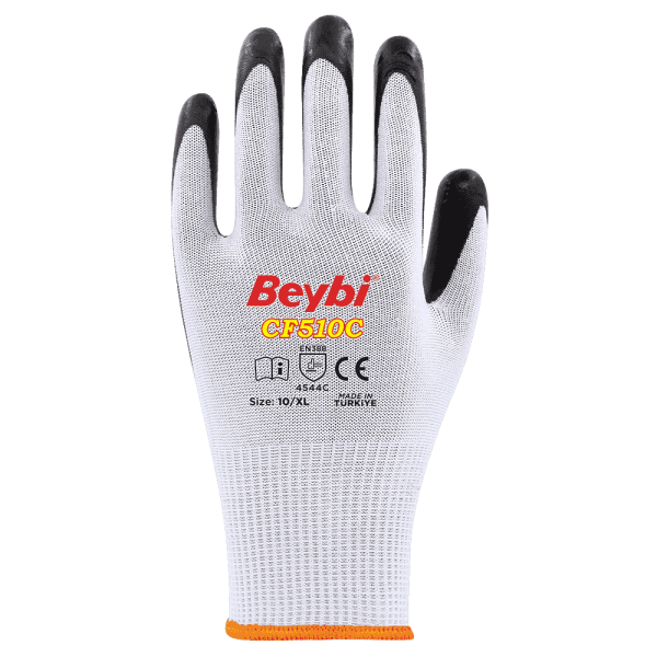 Beybi CF510C Köpük Nitril Kaplı Kesilmeye Dirençli Eldiven