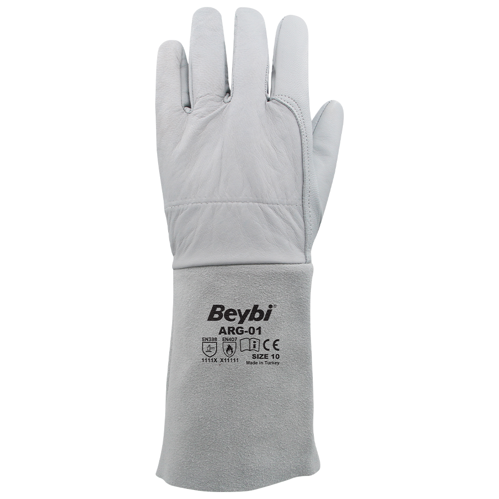 Beybi ARG-01 Argon Kaynakçı Eldiveni NO: 10 - Çift