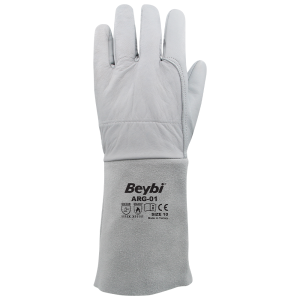 Beybi ARG-01 Argon Kaynakçı Eldiveni NO: 10 - Çift