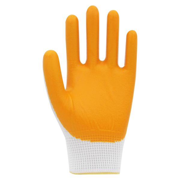 Beybi PN5 Polyester Örme Nitril Eldiven NO: 10 - Çift - Kırmızı\Siyah