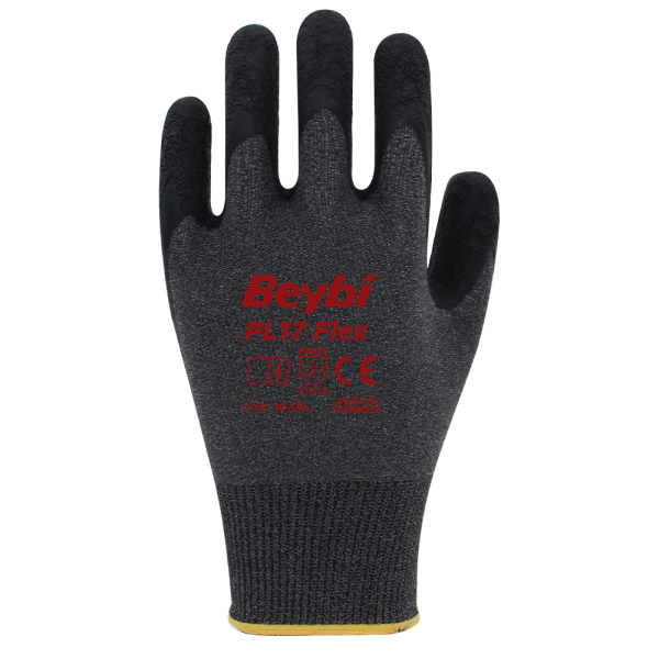 Beybi PL17 Flex Likralı İpten Örme Lateks Eldiven