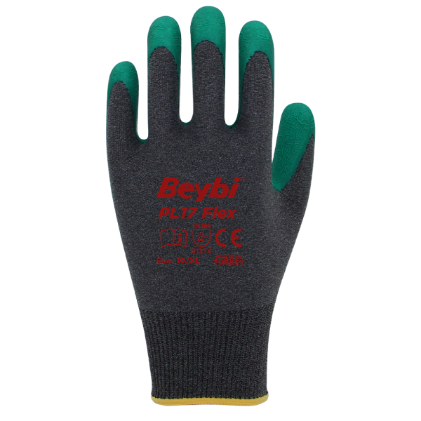 Beybi PL17 Flex Likralı İpten Örme Lateks Eldiven