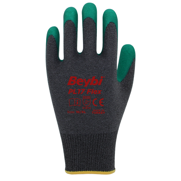 Beybi PL17 Flex Likralı İpten Örme Lateks Eldiven