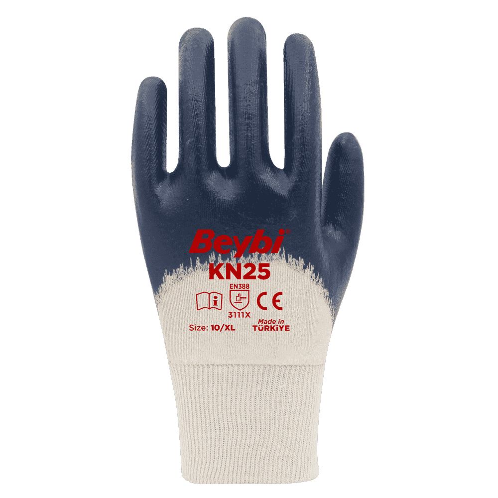 Beybi KN25 Pamuk Nitril Eldiven