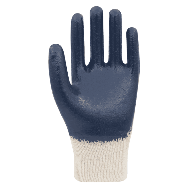 KN25 Pamuk Nitril Eldiven NO: 9 - Koli - Lacivert