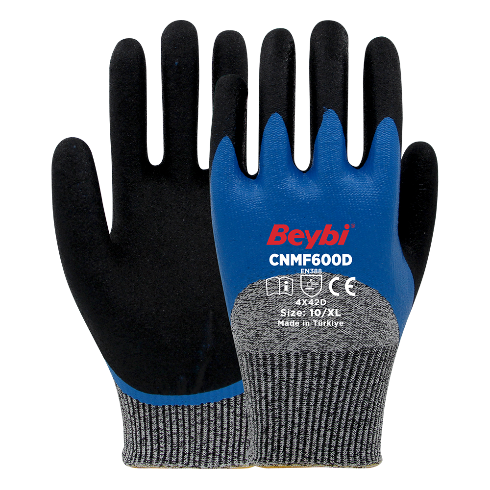 Beybi CNMF600D Kesilmeye Dayanıklı Mikro Köpük Nitril Kaplı Eldiven
