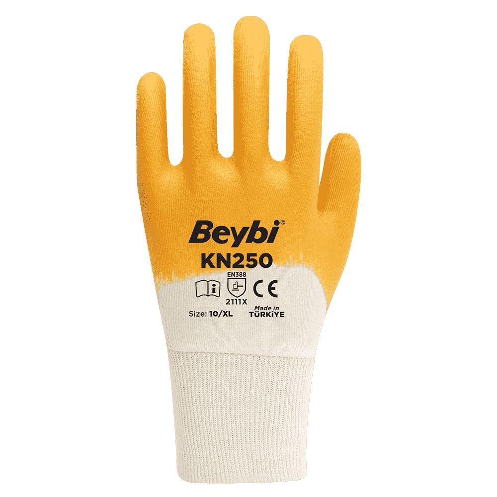 KN250 Pamuk Nitril Eldiven NO: 10 - Koli