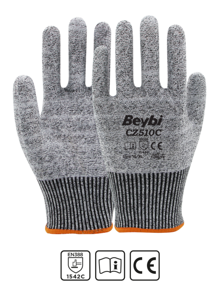 Beybi CZ510C Kaplamasız Kesilmeye Dirençli Eldiven