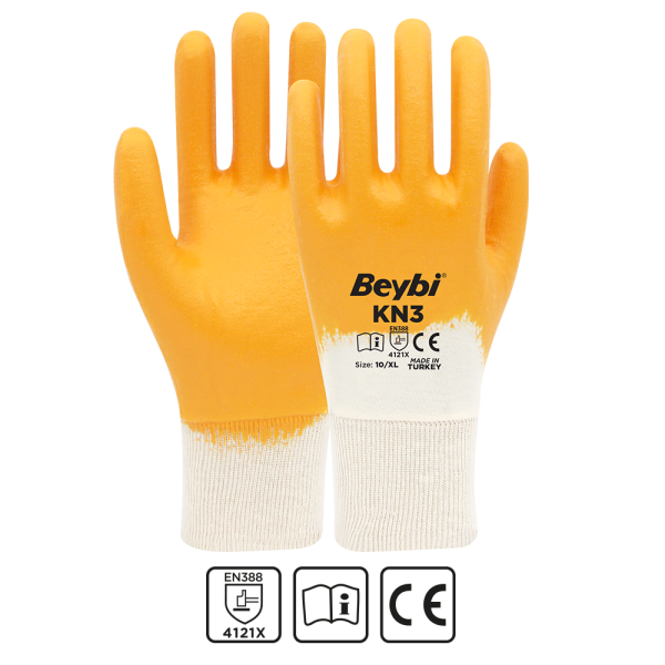 Beybi KN3 Pamuk Nitril Eldiven