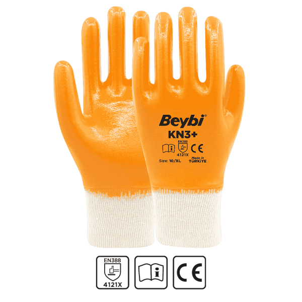 Beybi KN3+ Pamuk Nitril Eldiven
