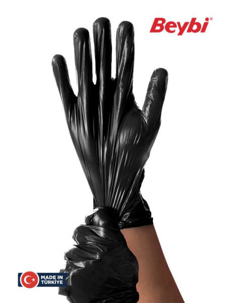 Beybi TPEX Eldiven Siyah - 100'lük Kutu